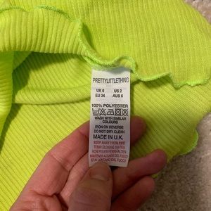 PrettyLittleThing Tops - Neon Crop Top PrettyLittleThing Tops - Neon Crop Top